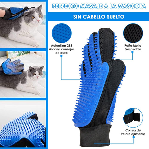 Cepillo manopla para mascota 1 und