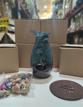 Quemador de Incienso de Reflujo | Con aromas y alfombrilla